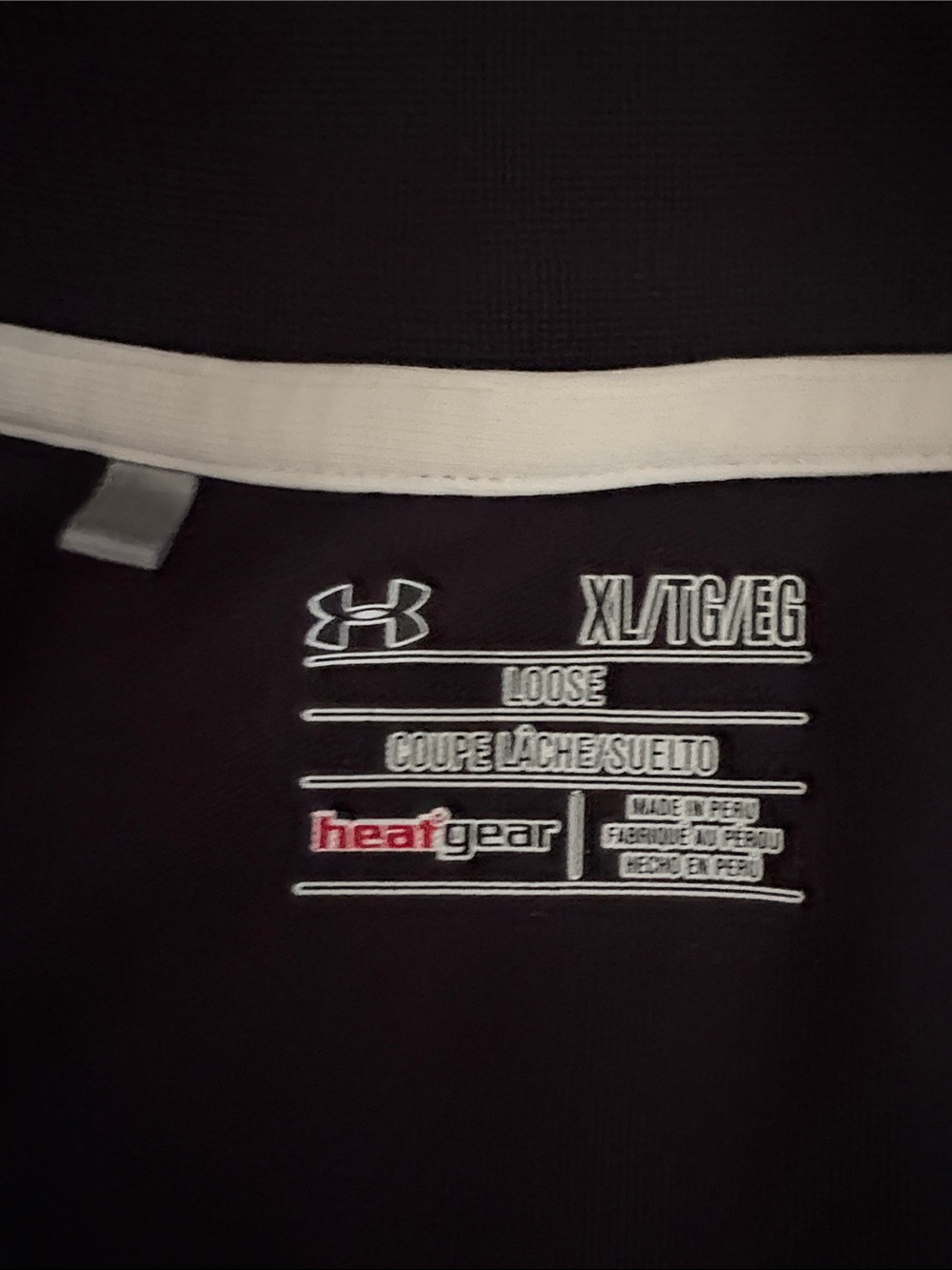 2 Shirts -Under Armour Black Polo & Long Sleeve Performance Tee - Picture 2 of 4